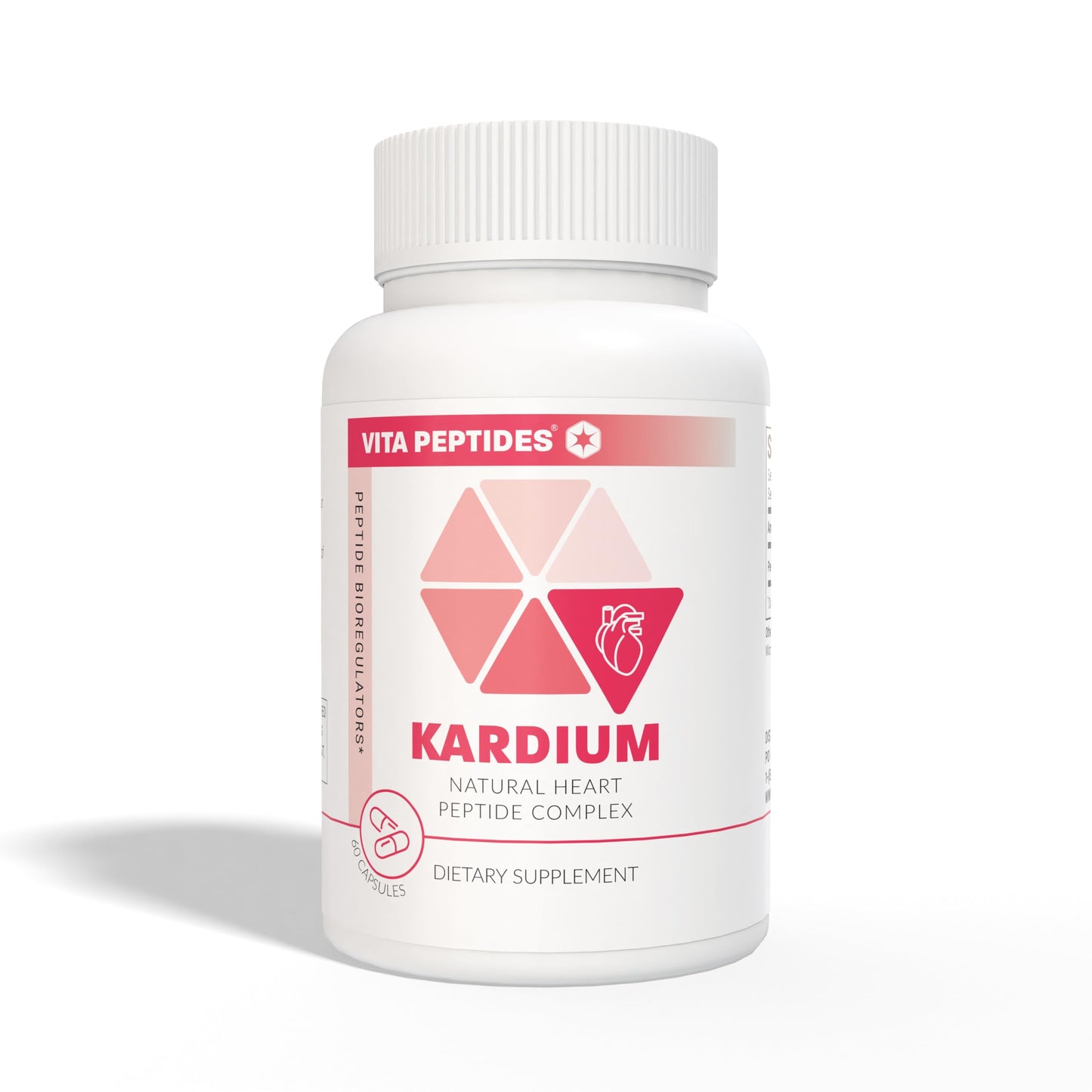 Vita Peptides Kardium Heart Natural Peptide Bioregulator Capsule 60 Count