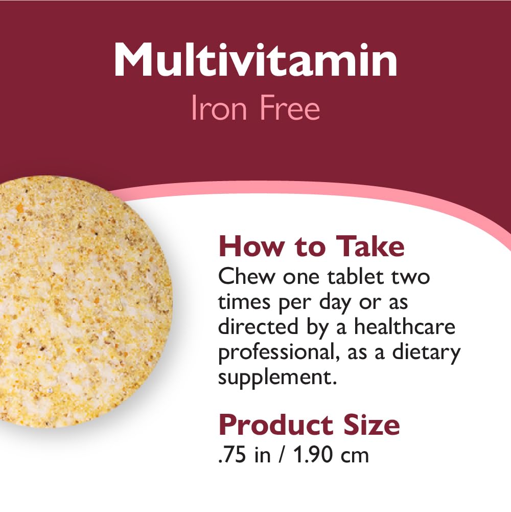 Celebrate Bariatric Supplements Bariatric Multivitamin Chewable Tablet, 180 Tablets