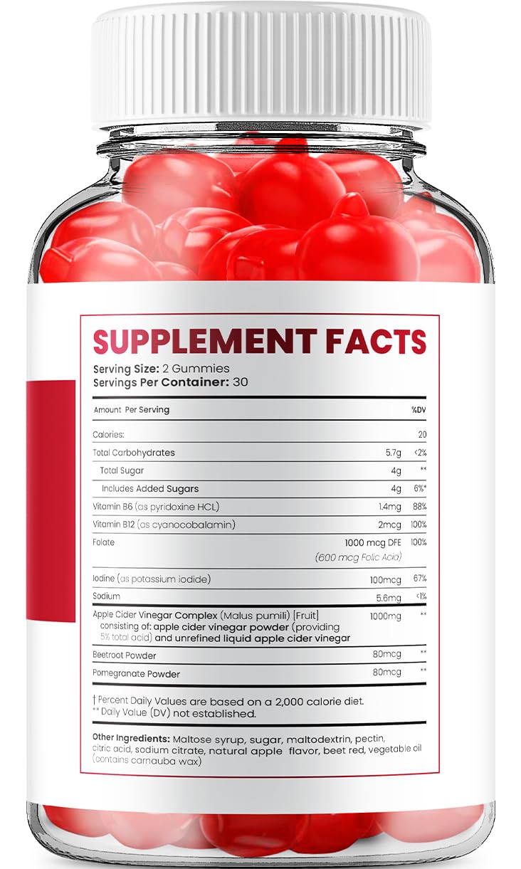 Indelo Bio Fuel Keto ACV Gummies, 300 Gummies
