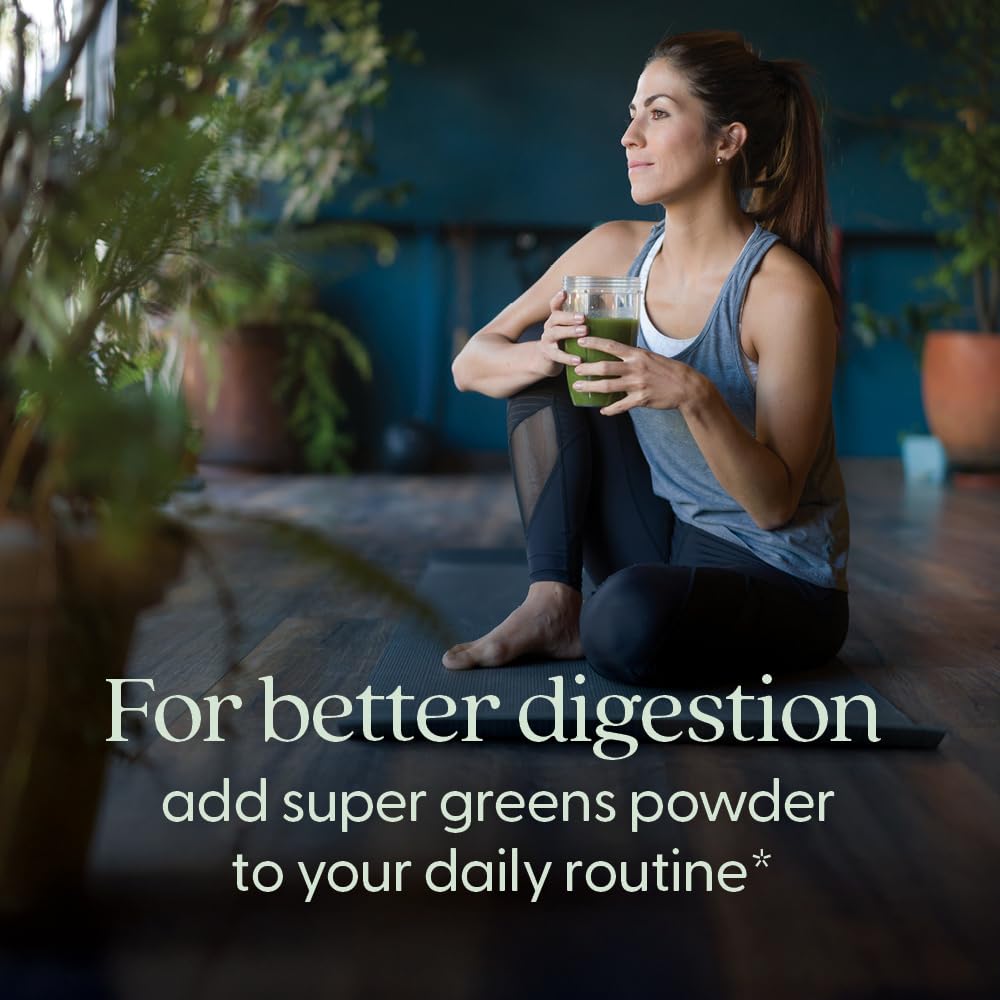 New Chapter All-Flora Digestive Super Greens Powder 7.4 Ounce