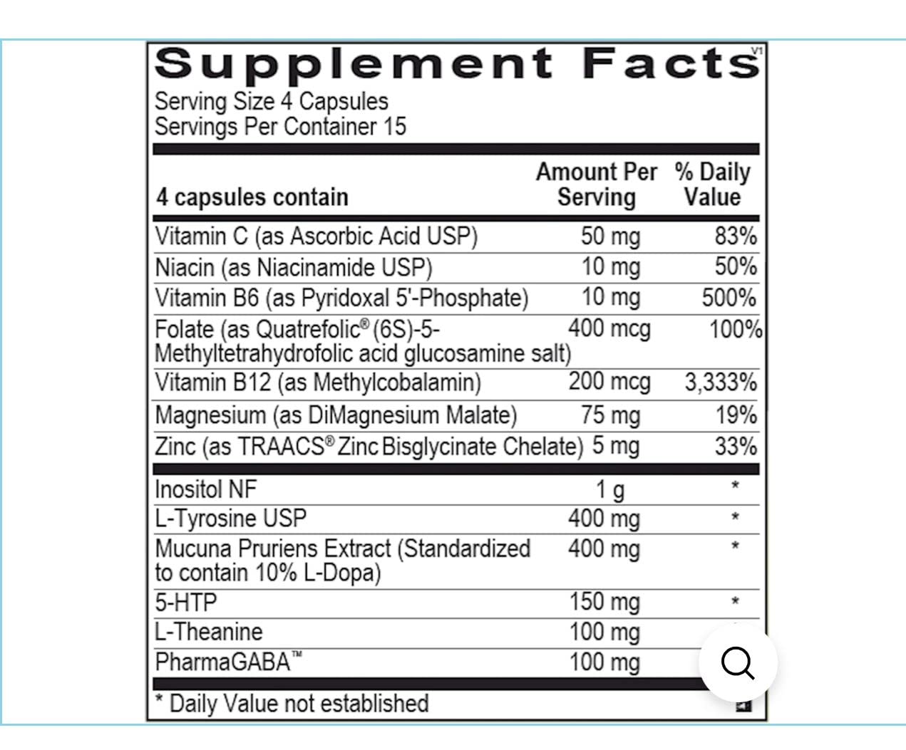 Ortho Molecular Products Cerevive Capsule