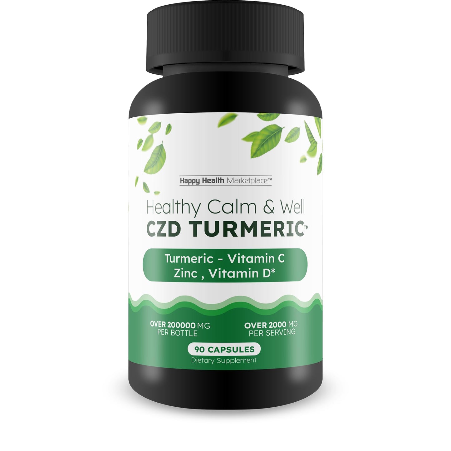 Happy Health Marketplace Healthy Calm & Well CDZ Capsules 90 Count