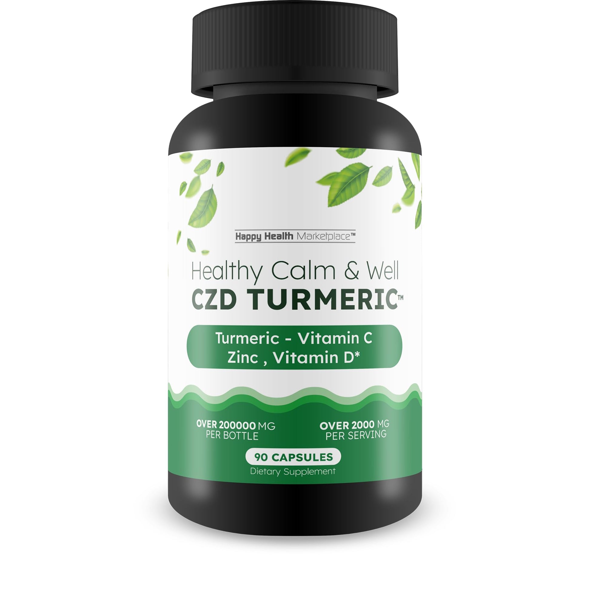 Happy Health Marketplace Healthy Calm & Well CDZ Capsules 90 Count