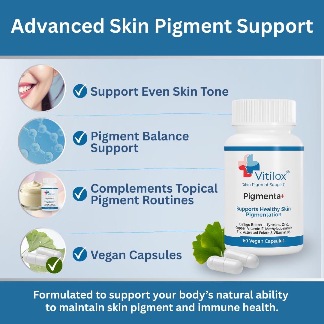 Vitilox Pigmenta+ Advanced Skin Tone Support Capsule 60 Count