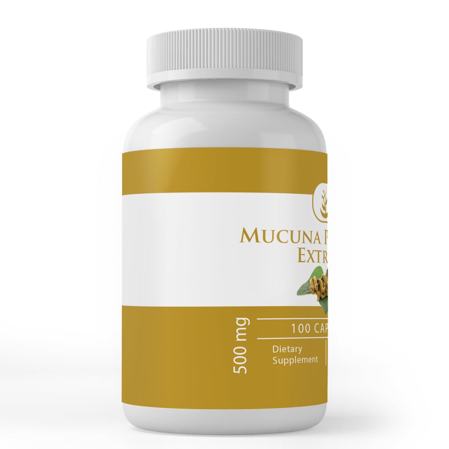 PURE ORIGINAL INGREDIENTS Mucuna Pruriens Capsules, 100 Capsules