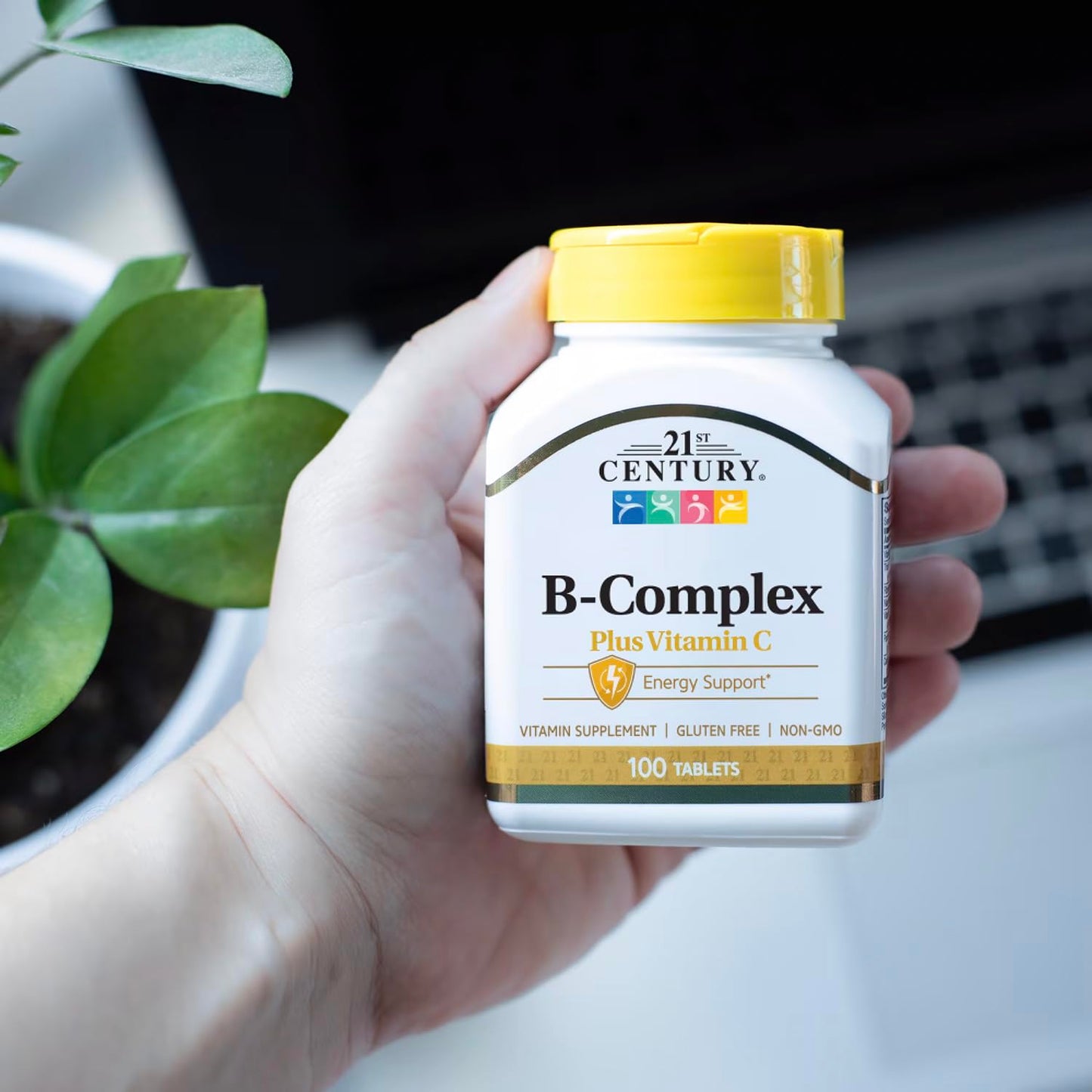 21st Century Vitamin B Complex with Vitamin C Caplets, 100 Count