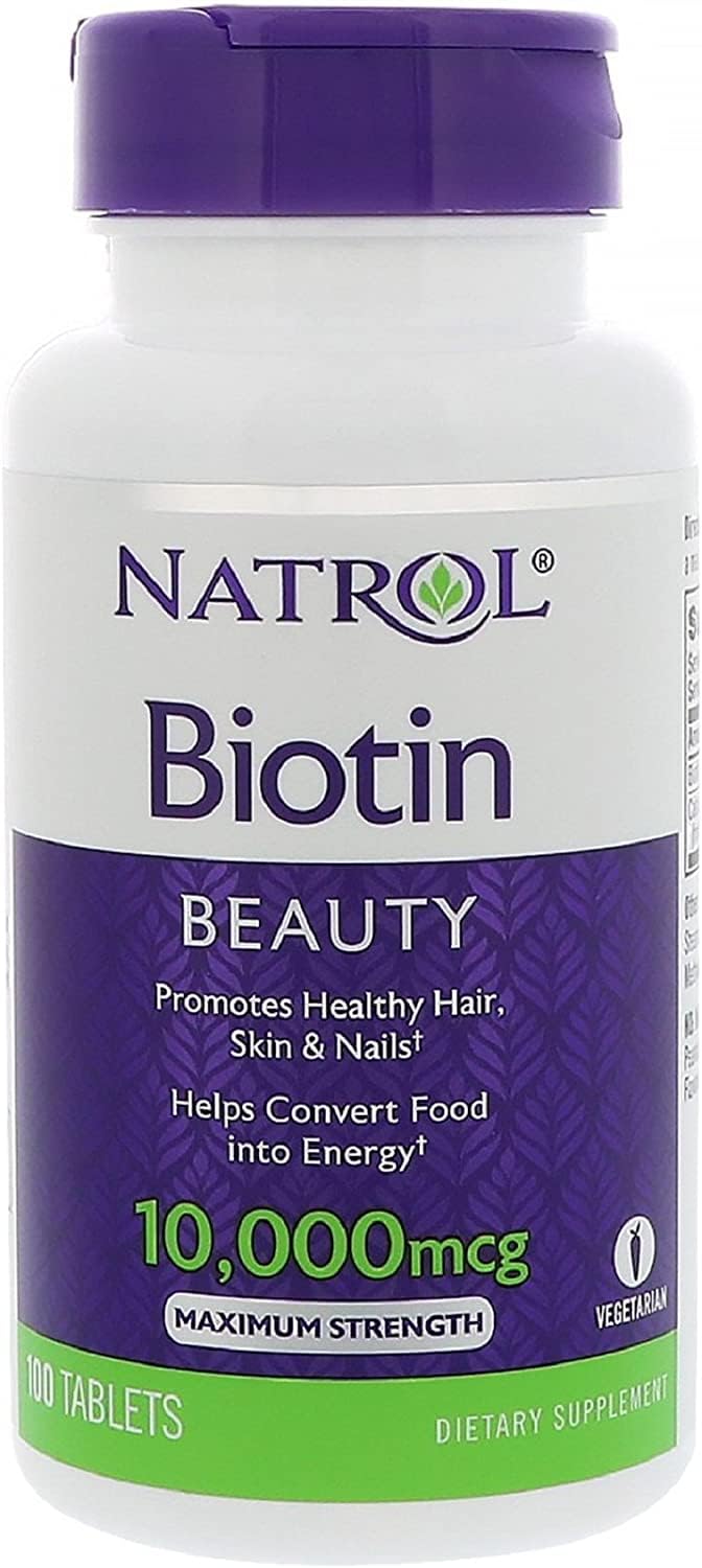 Natrol Biotin Max 10000mcg Tablets, 300 Count
