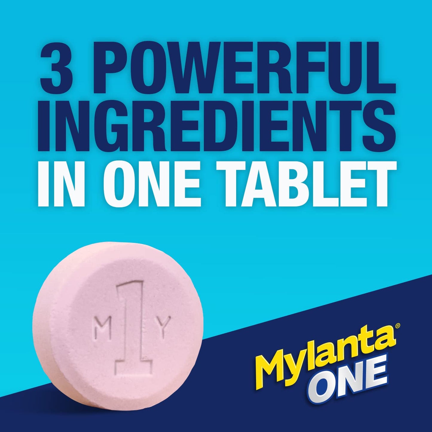 Mylanta One Single Dose Chewable Antacid/Antigas Tablets, Berry Ginger Flavor, Pink, 50 Count (Pack of 2)