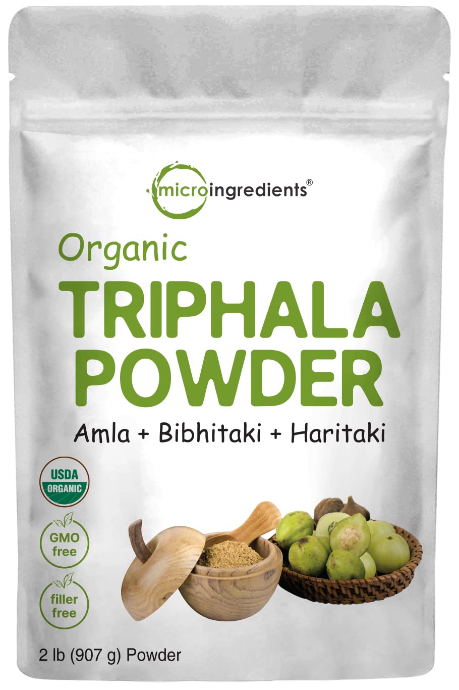 Micro Ingredients Triphala Powder 32 Ounce