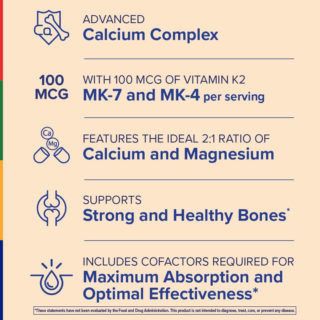 Stop Aging Now Calcium Complex Supplement 120 Capsules