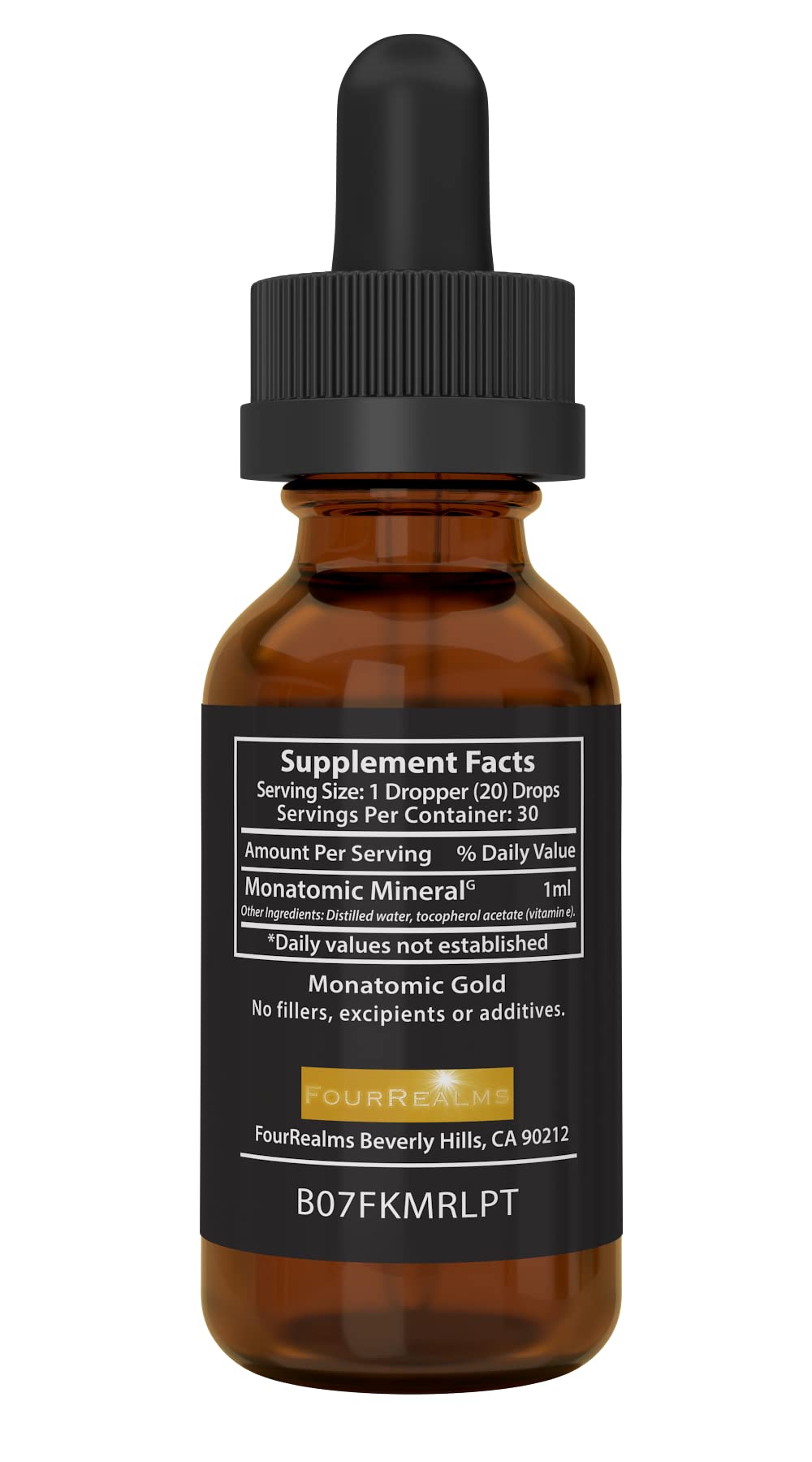 Liquid Gold ORMUS Ormus Monoatomic Gold Rich in Pure M-State Minerals & White Powder Gold - Pure 24k Gold - Trace Mineral Solution Powder 1 oz