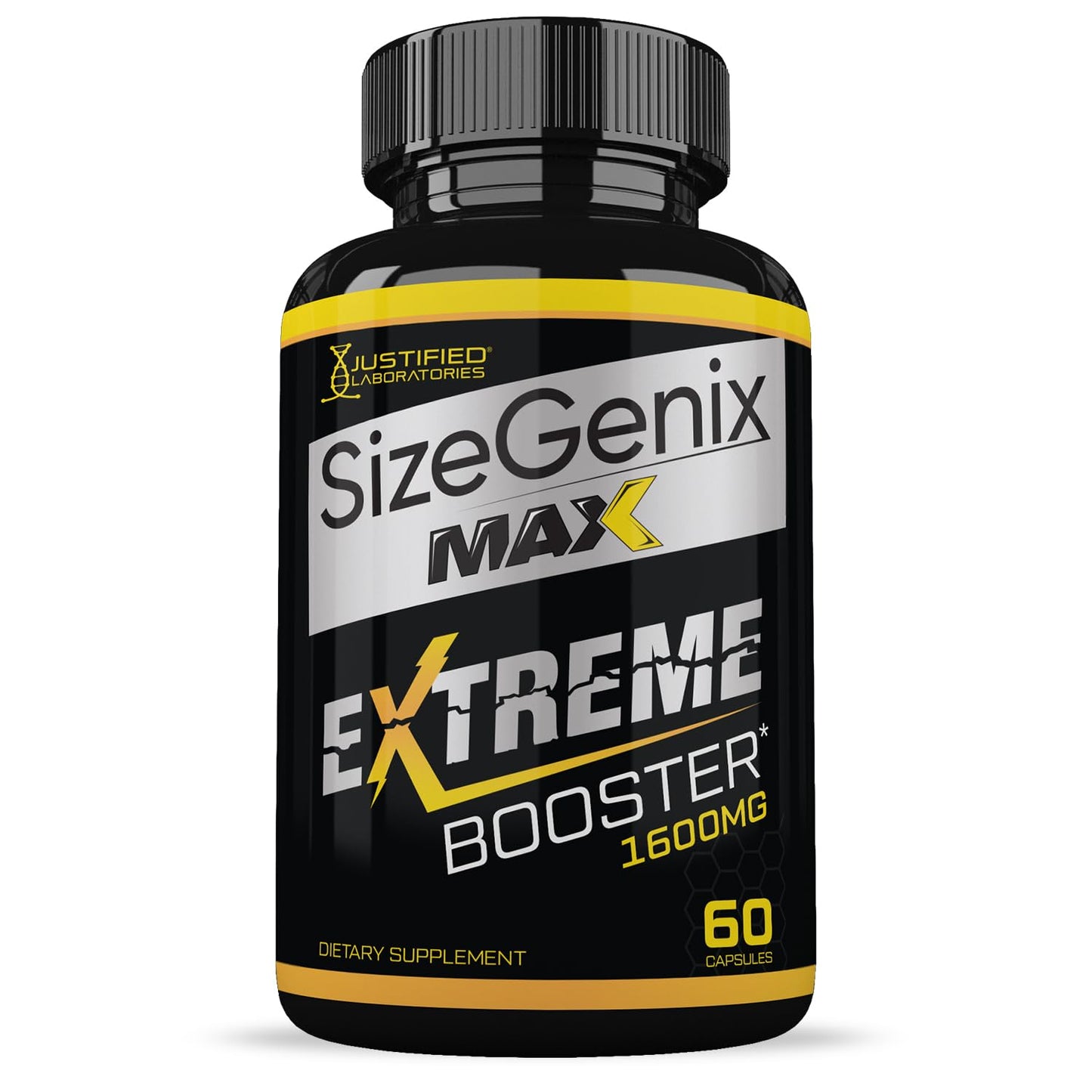 Justified Laboratories Sizegenix Max 1600MG Advanced Men's Health Formula 120 Capsules