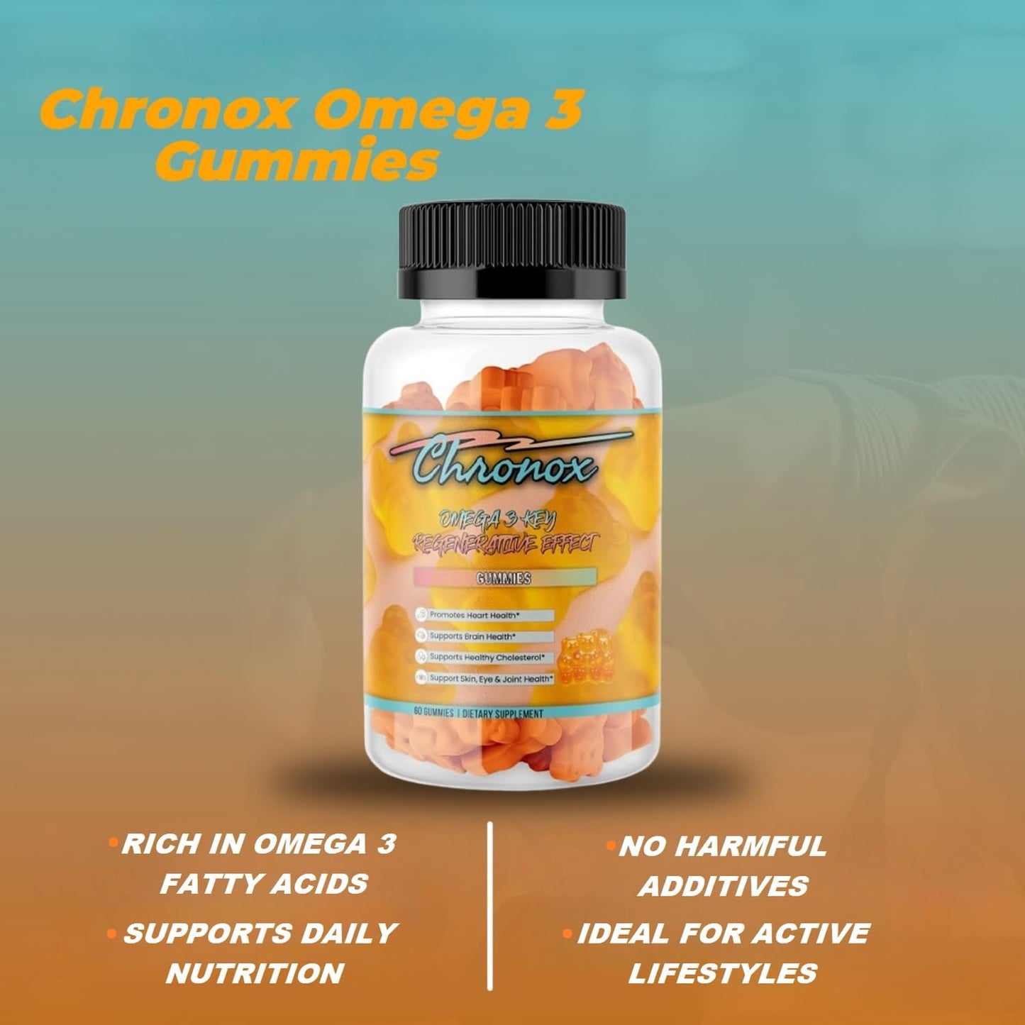 Chronox Omega 3 Fish Oil Capsule, 1 Count
