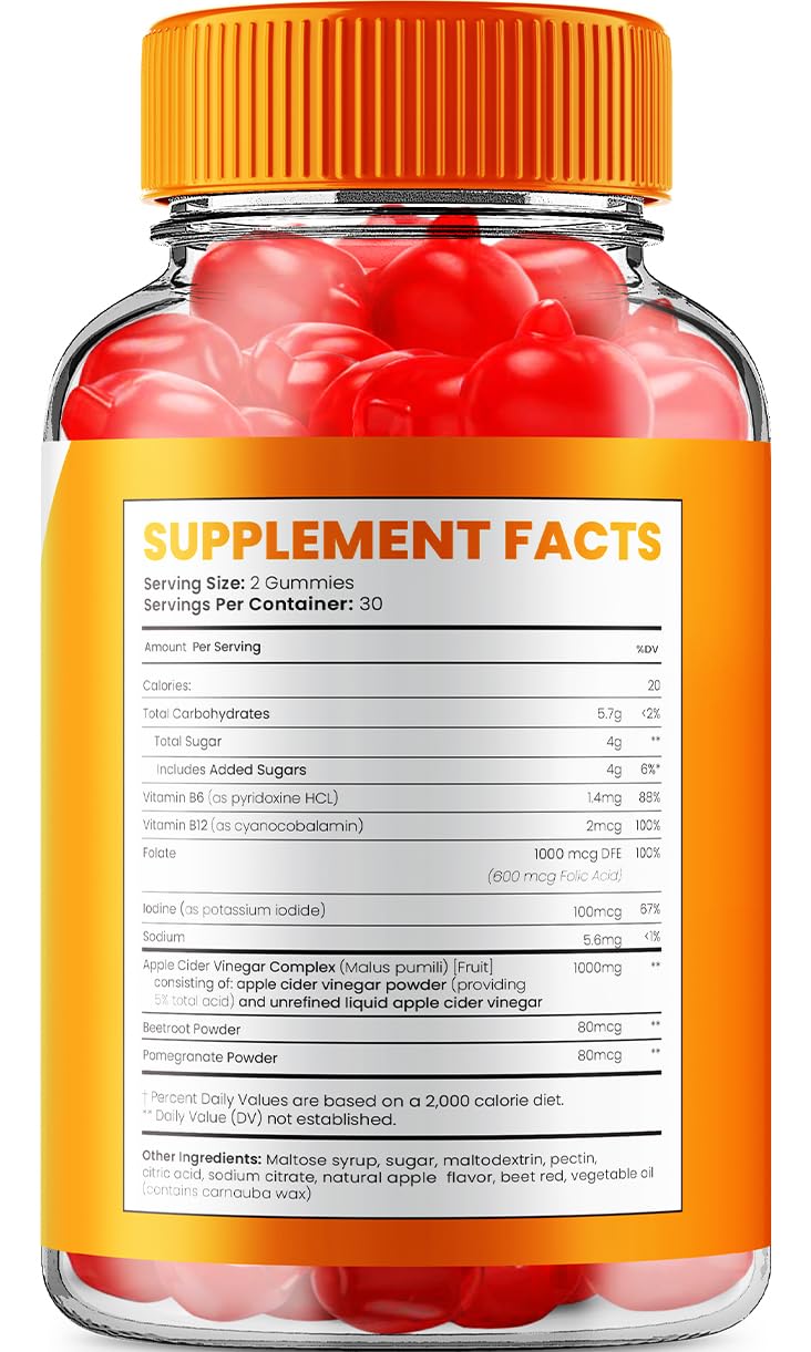 Indelo Keto Shred Max ACV Gummies, 300 Gummies