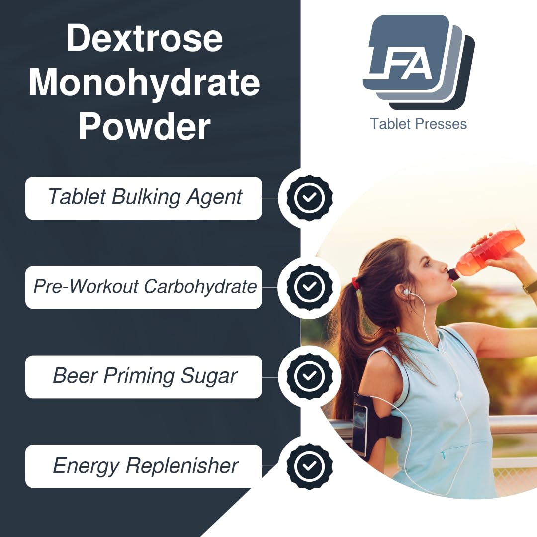 LFA Tablet Presses Dextrose Monohydrate Powder, 176 oz