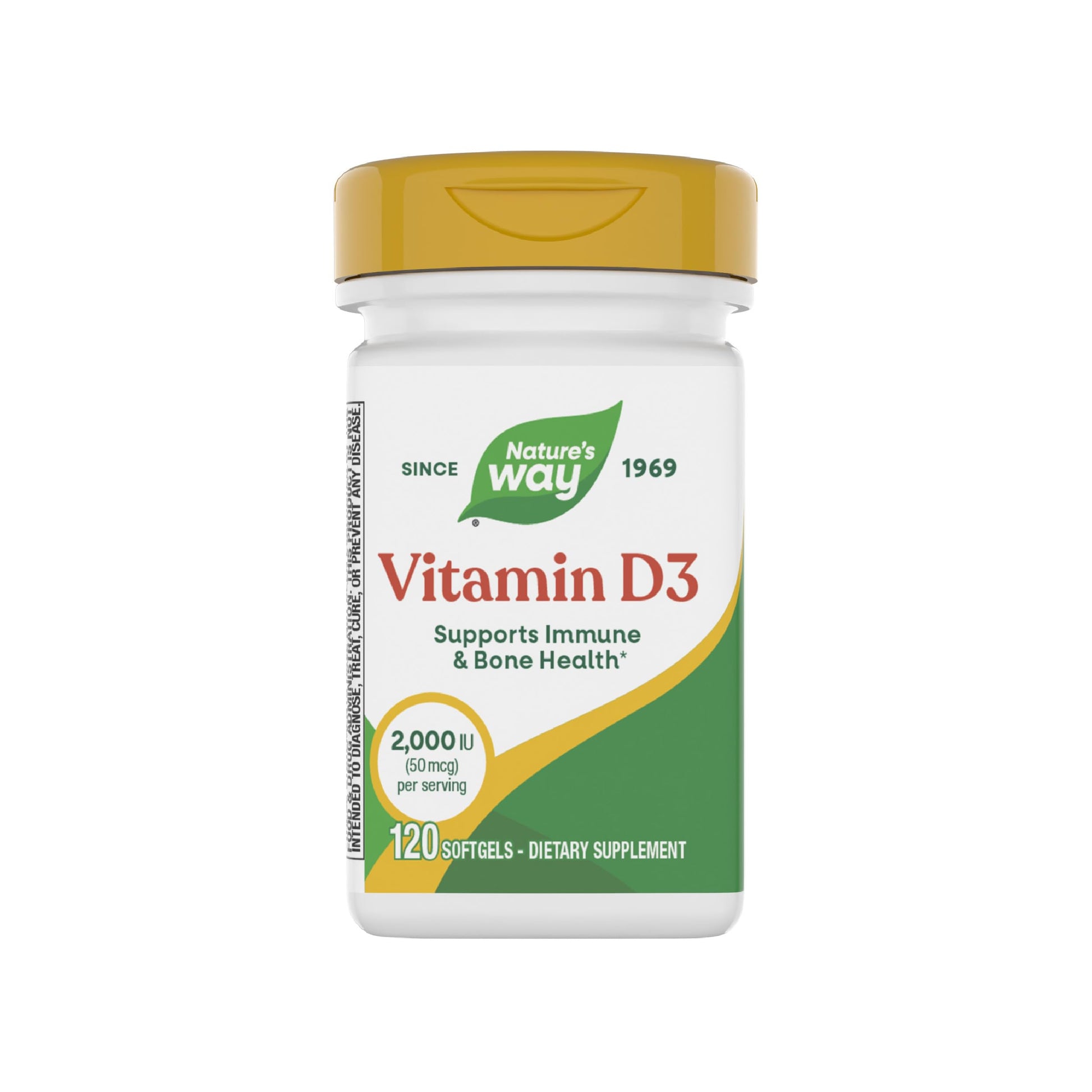 Nature's Way Vitamin D3 Softgels 120 Count