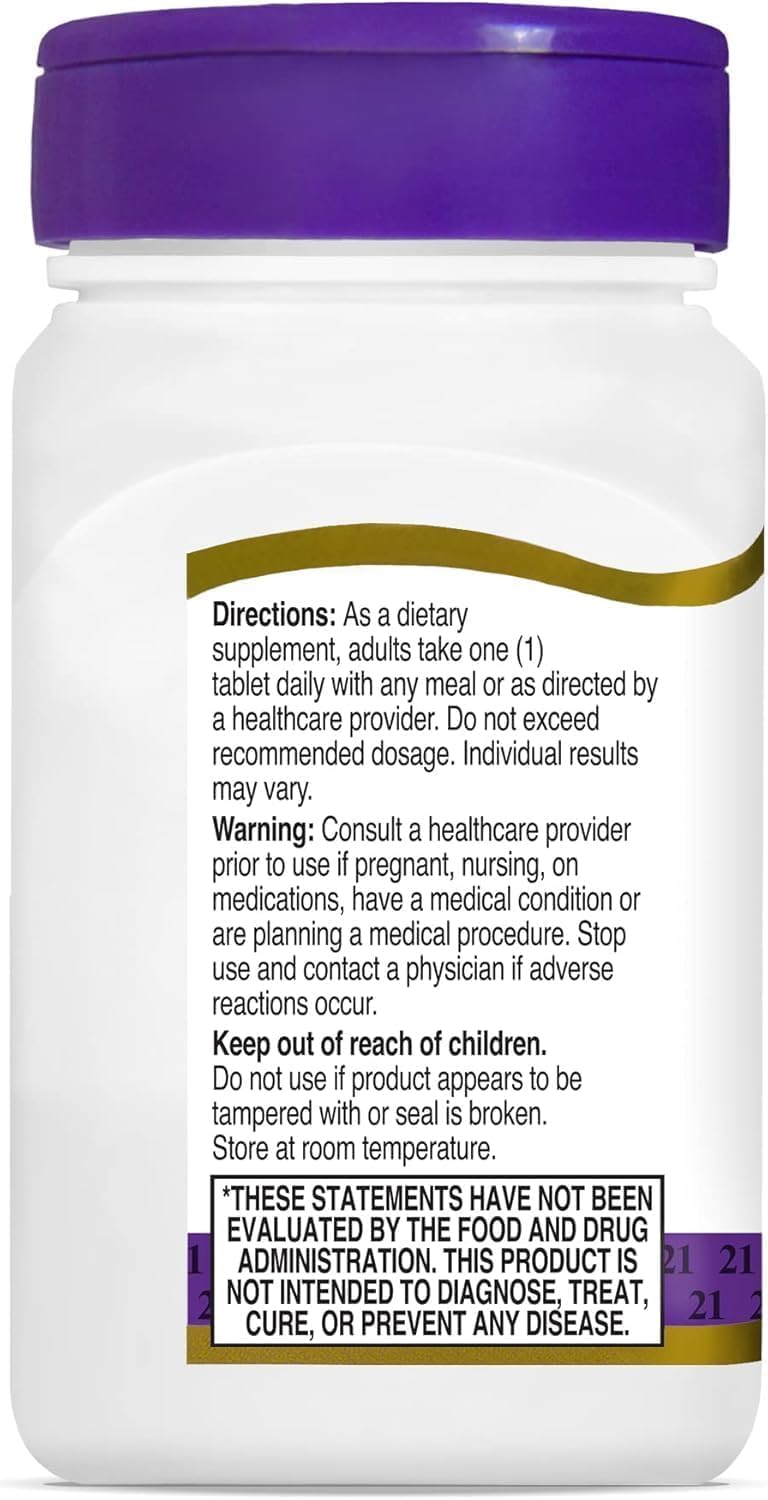 21st Century Lutein 10 mg Tablet, 60 Tablets