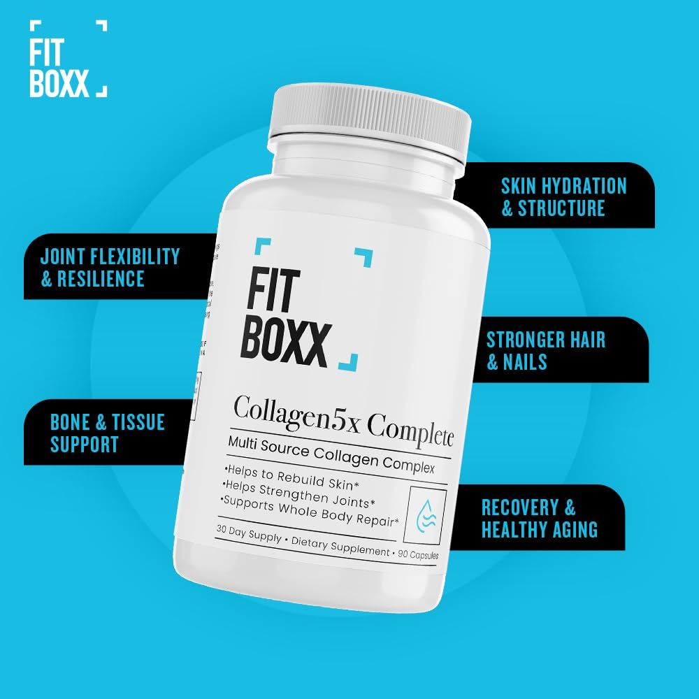 Fit Boxx Collagen5X Complete Capsules 90