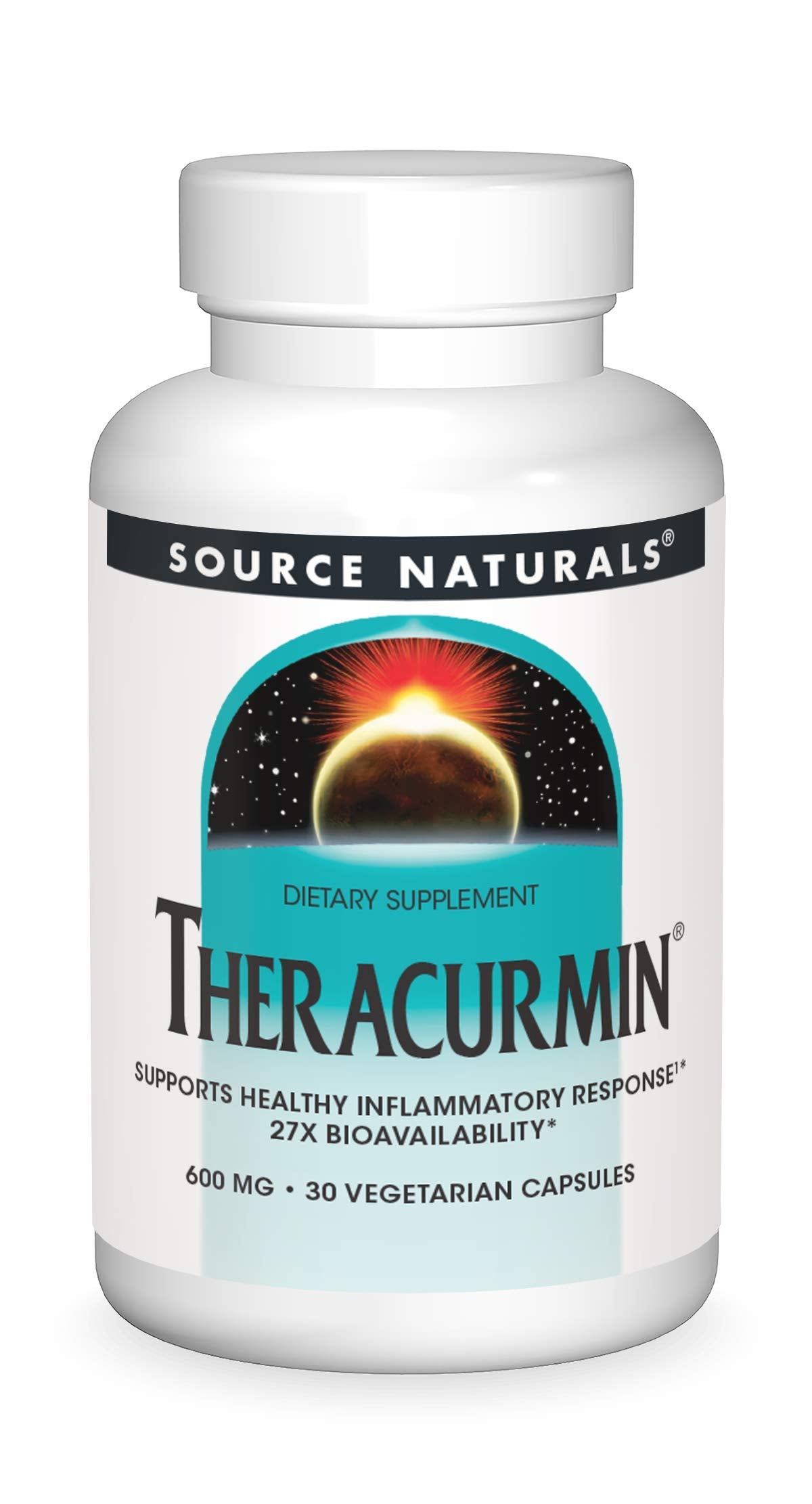 Source Naturals Theracurmin 600 mg Vegetarian Capsule, 30 Capsules