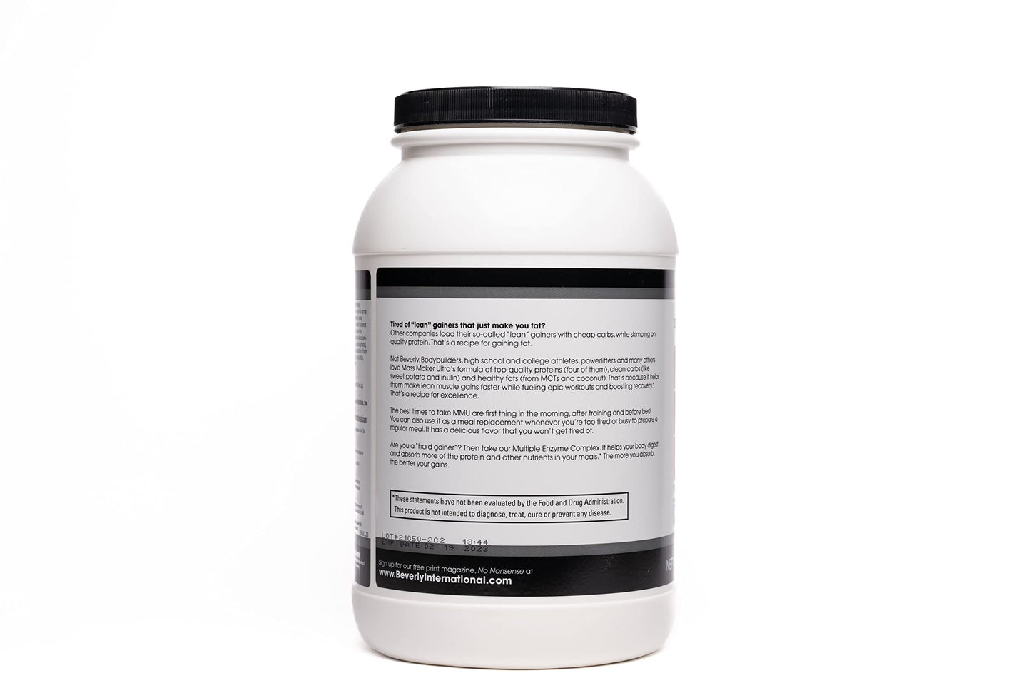 Beverly International Mass Maker Ultra Whey Protein Powder 48 Servings