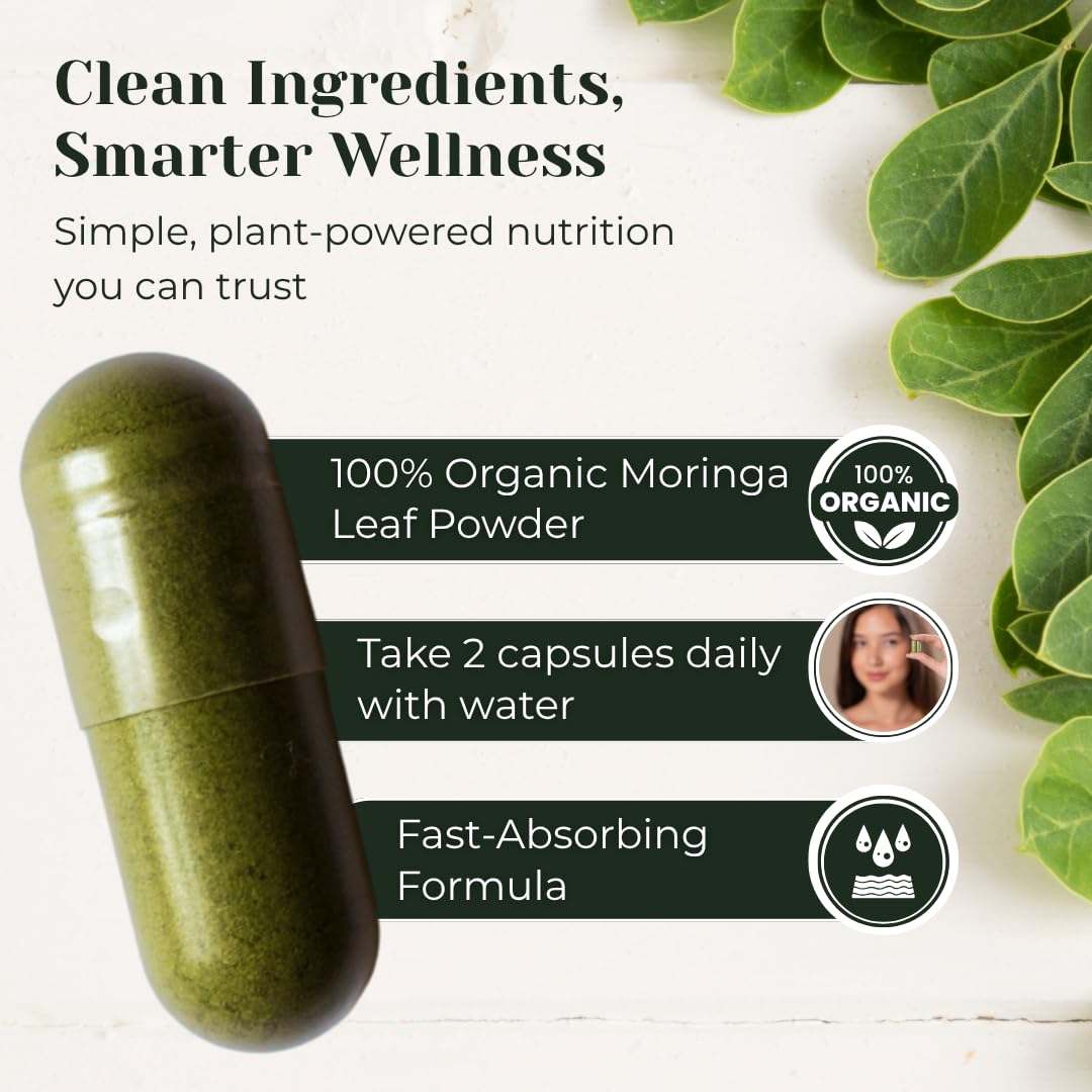 ZAFiNCO Moringa Capsule 1500 mg, 90 Capsules