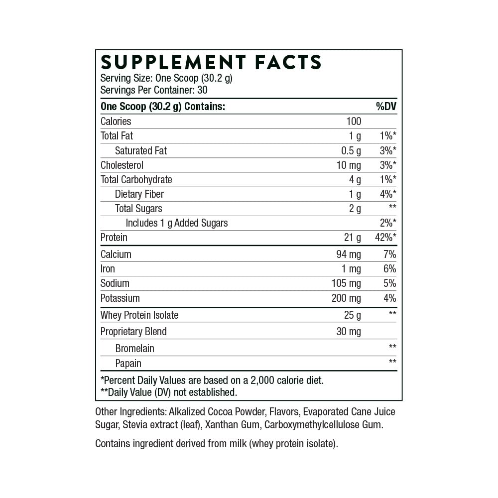 Thorne Performance Whey Protein Isolate & Creatine Combo Protein Powder 2