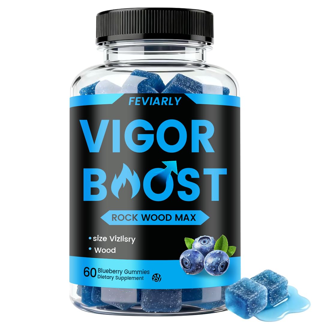 Feviarly Men's Vigor Boost Gummies, 60 Count