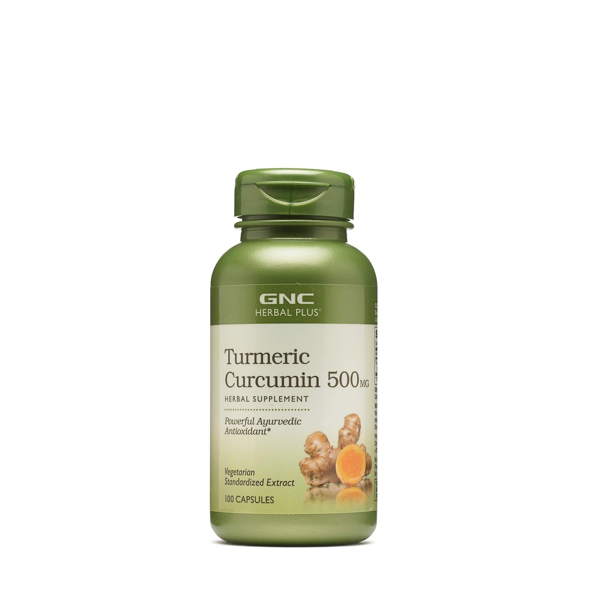 GNC Herbal Plus Turmeric Curcumin 500mg Capsules, 100 Count