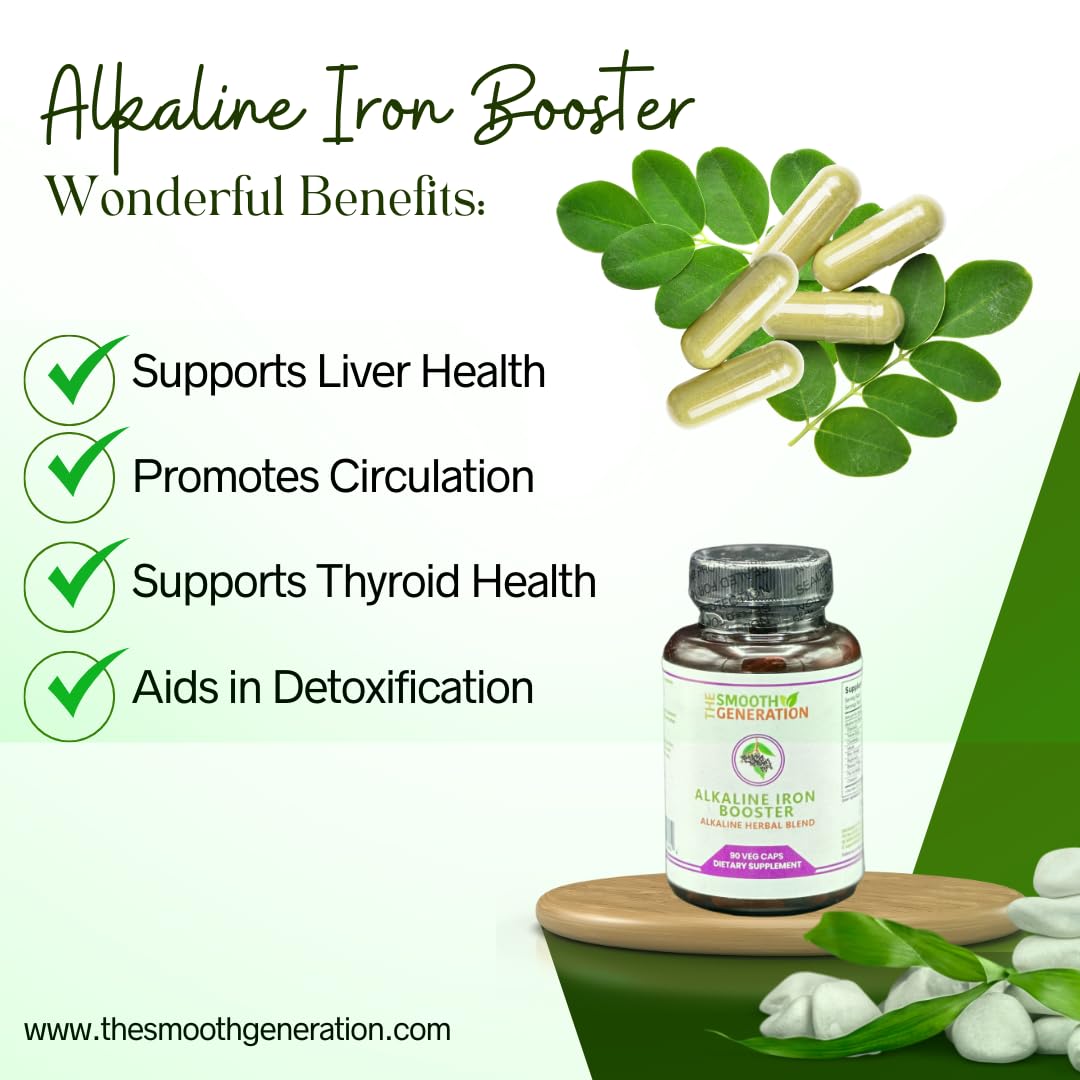 The Smooth Generation Alkaline Iron Booster Capsules