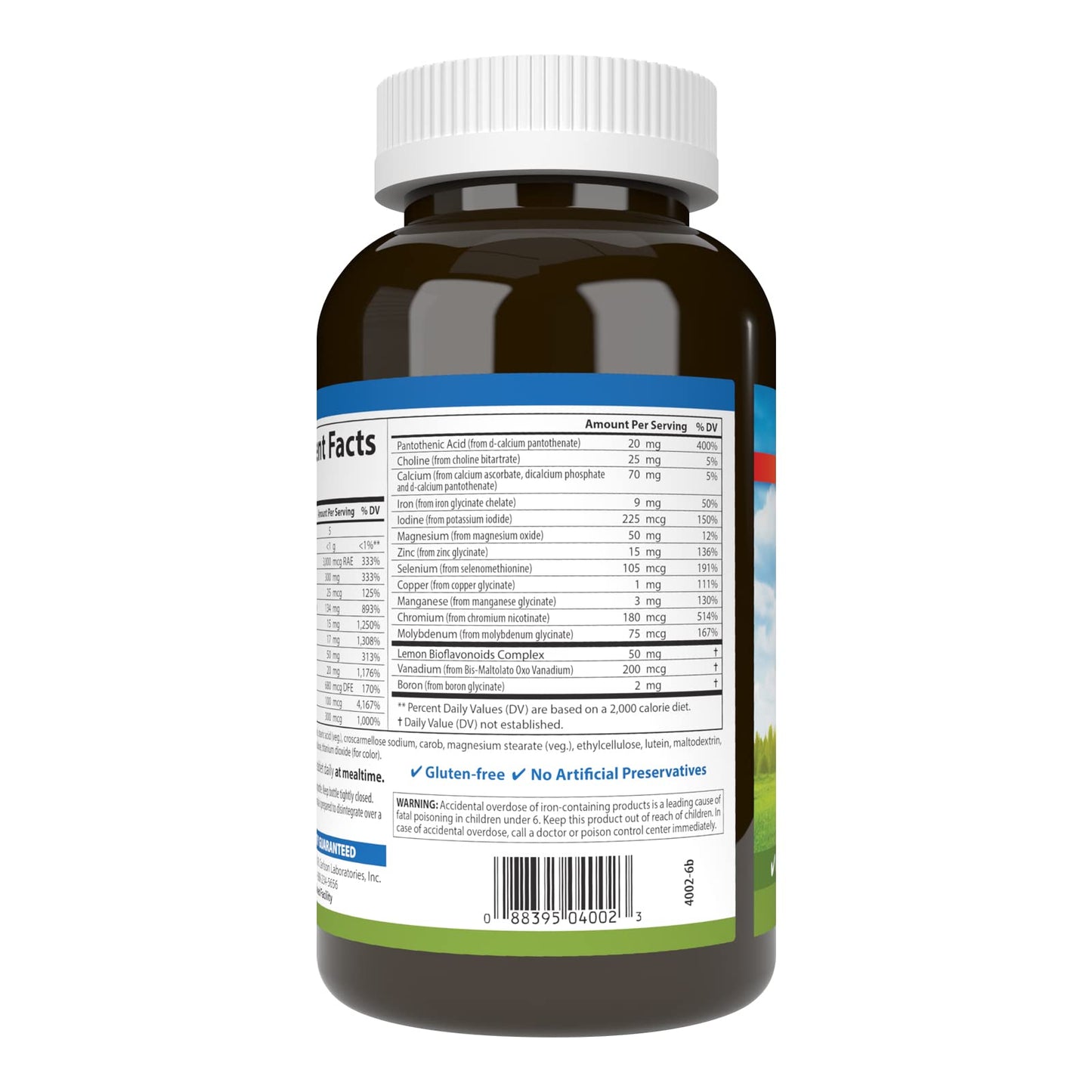 Carlson Super 1 Daily Vegetarian Multiple Formula 180 Tablets