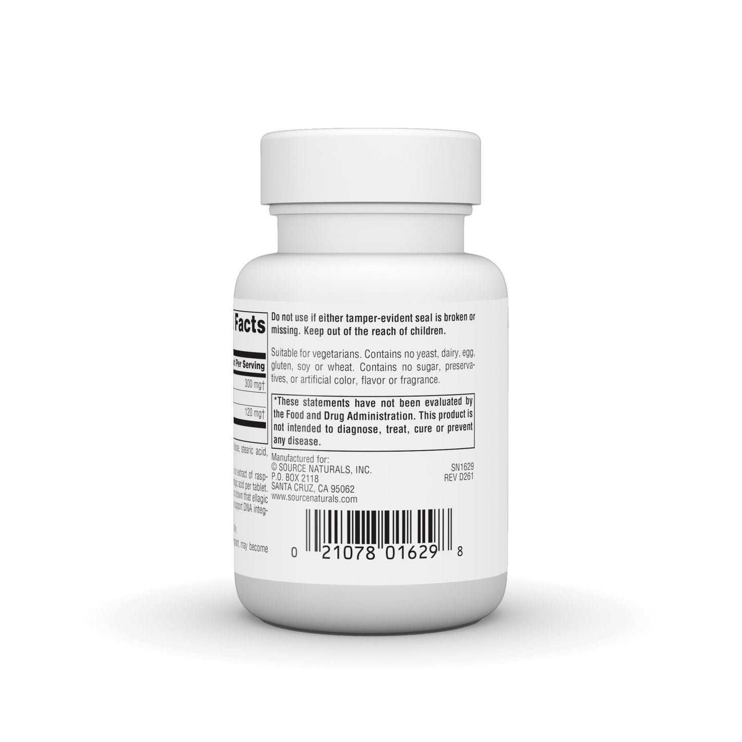 Source Naturals Ellagic Active 300mg Tablet, 30 Tablets