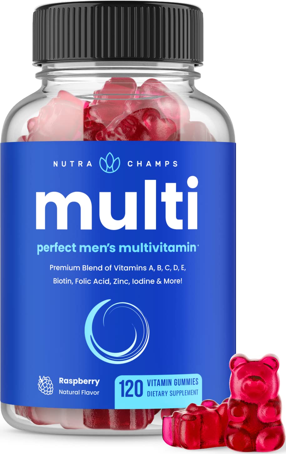 NutraChamps Multivitamin for Men Gummies 120 Count