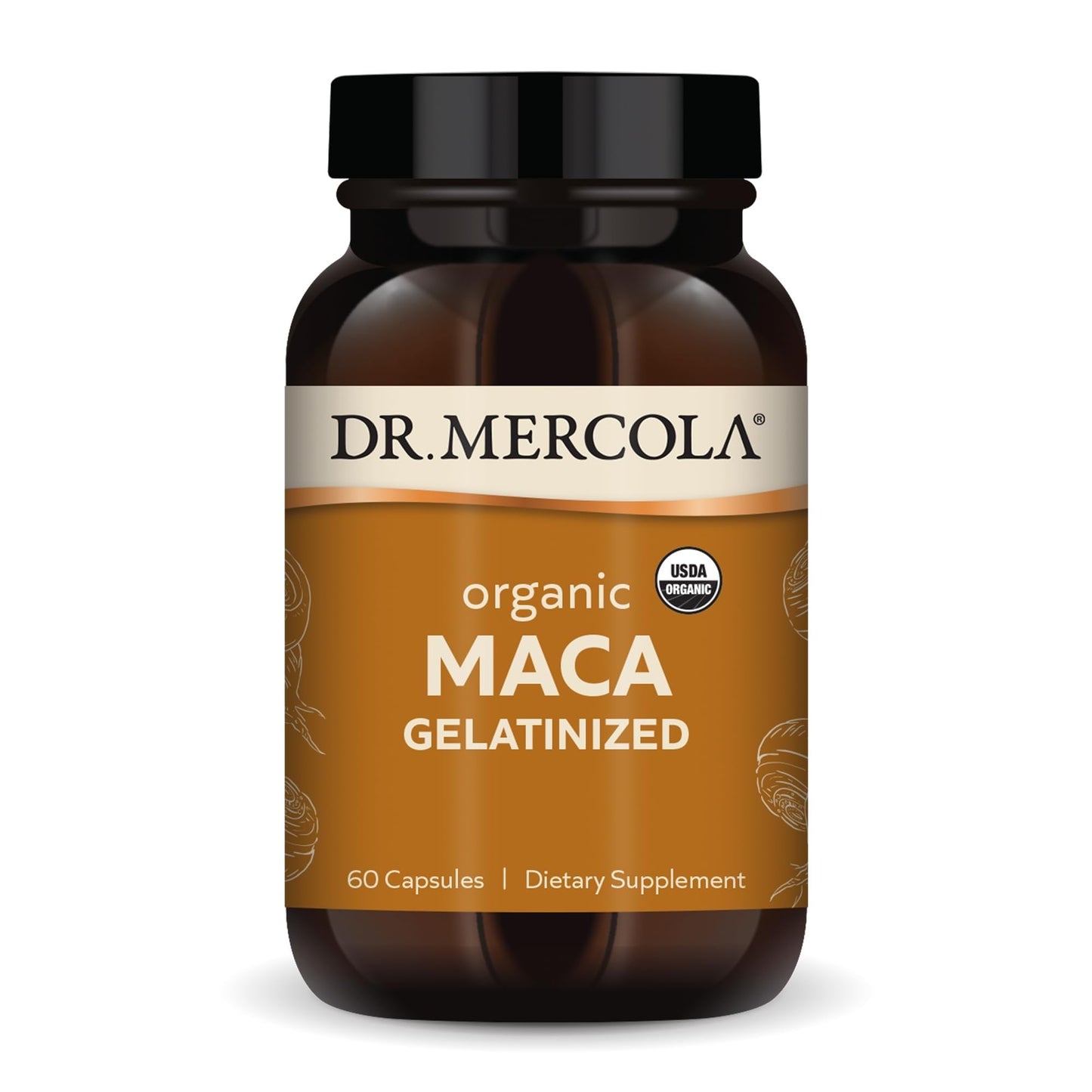 Dr. Mercola Organic Maca Capsules 60 Count