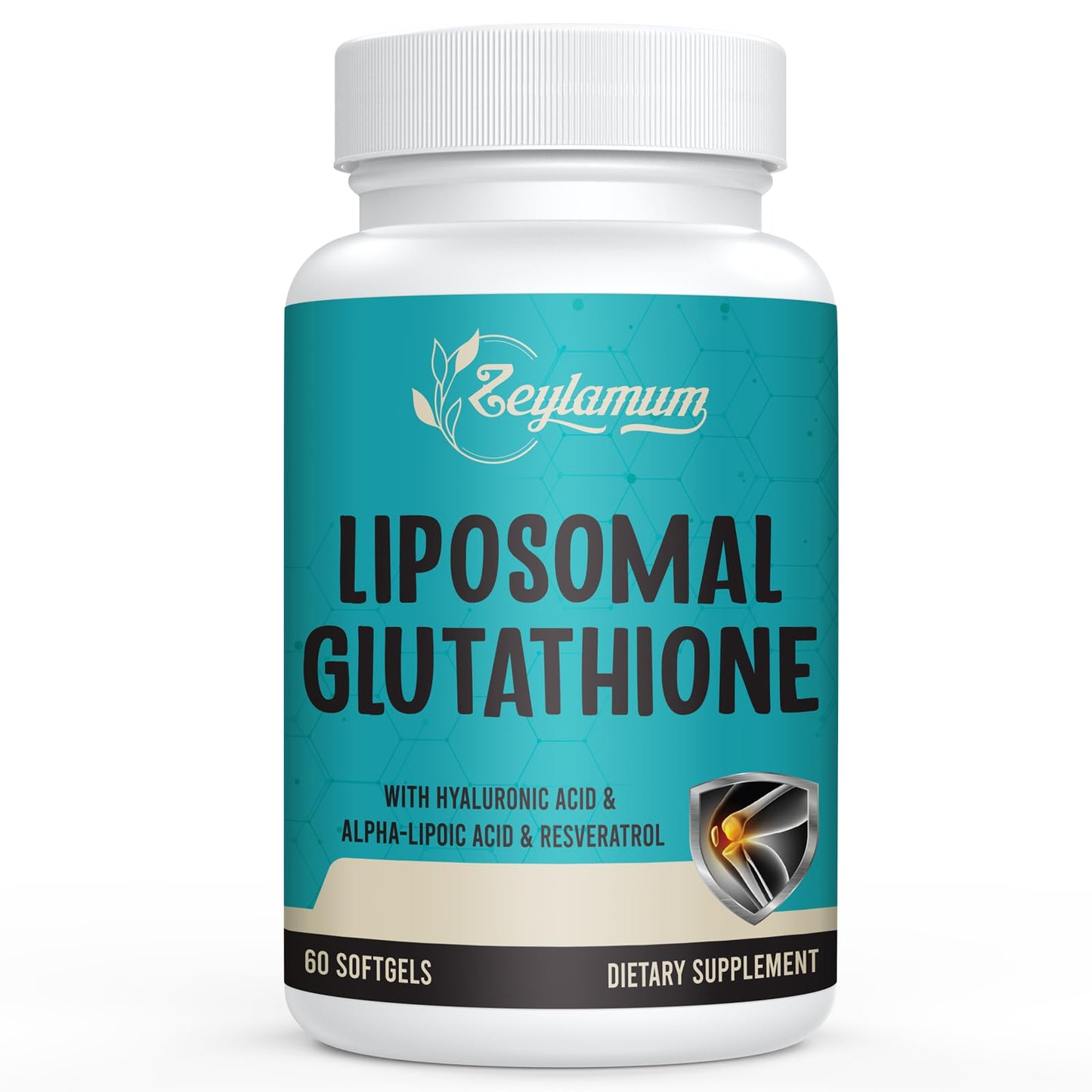 Zeylamum Liposomal Glutathione 2400 MG Softgels, 60 Count
