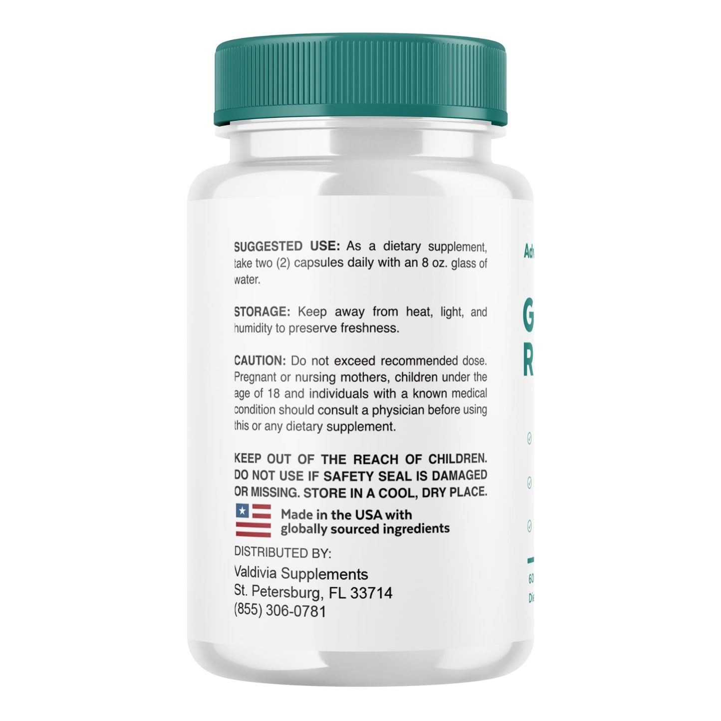Valdivia Glyco Restore Capsules 60 Count