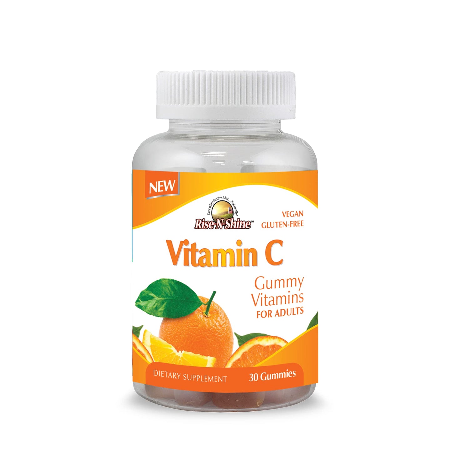 Rise-N-Shine Everyday Desires MET Naturally Vitamin C Gummy, 30 Count
