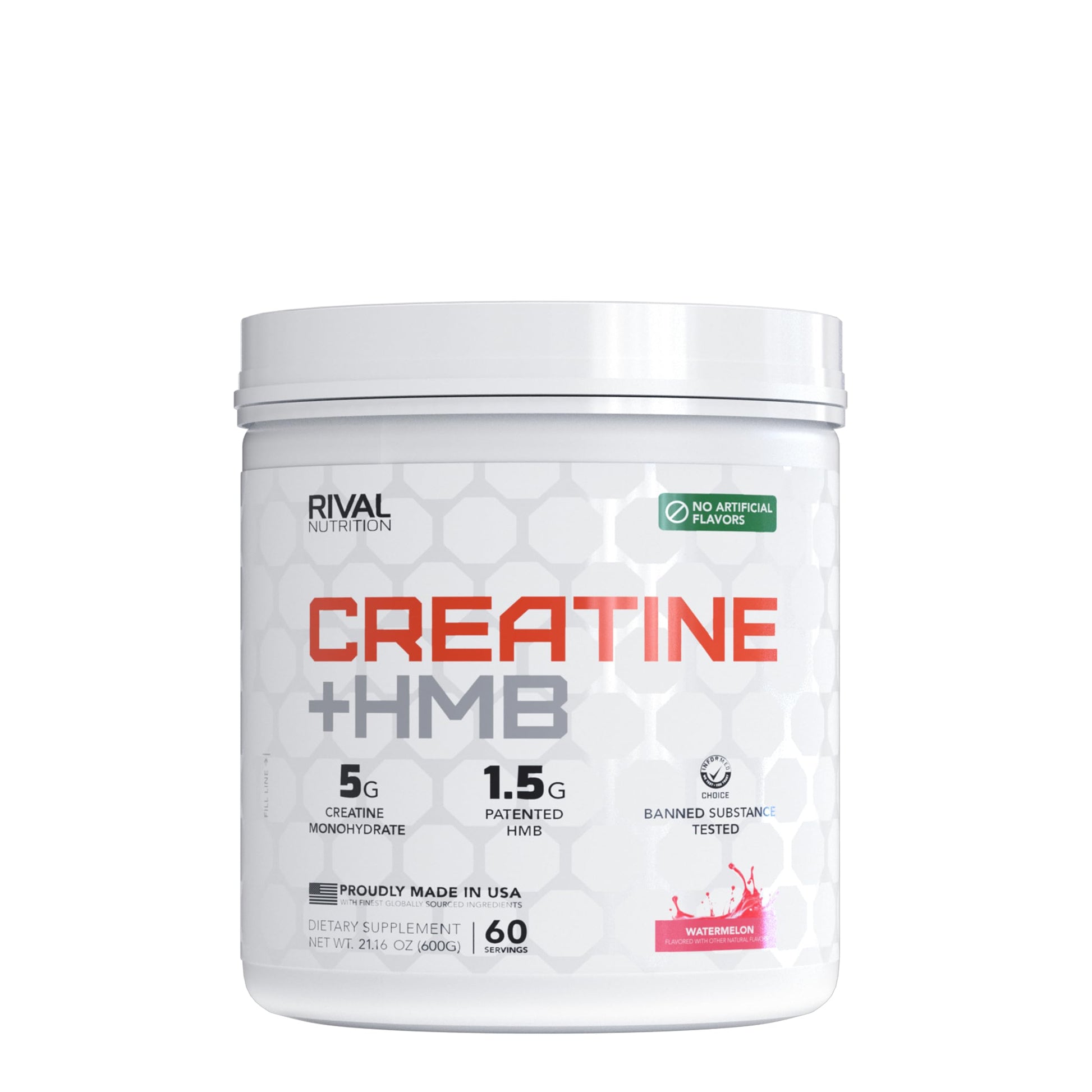 RIVAL NUTRITION Creatine + HMB Powder 60 Servings