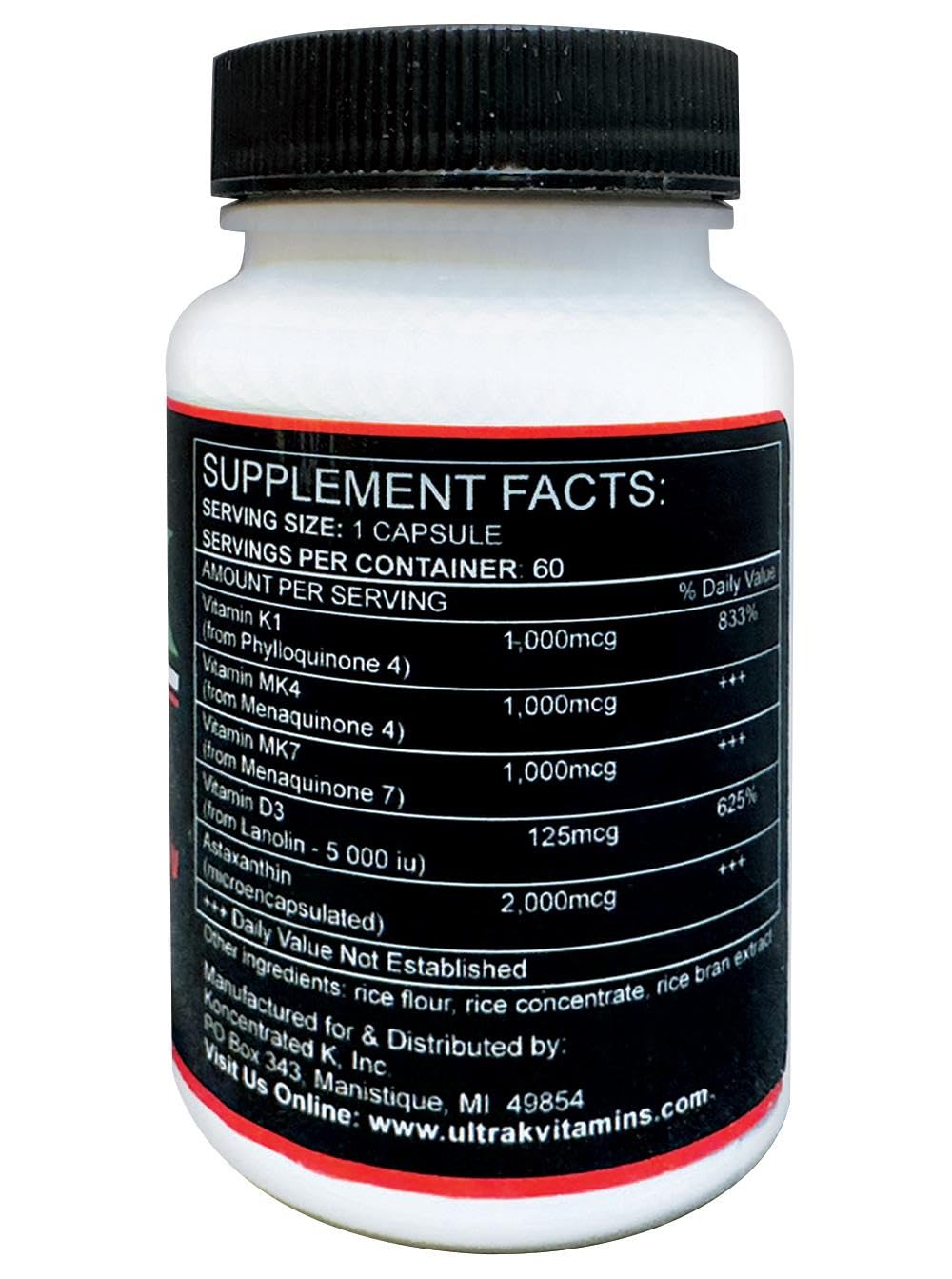 Ultra K High Intensity Training Supplement for Endurance Athletes Capsule 60 Count
