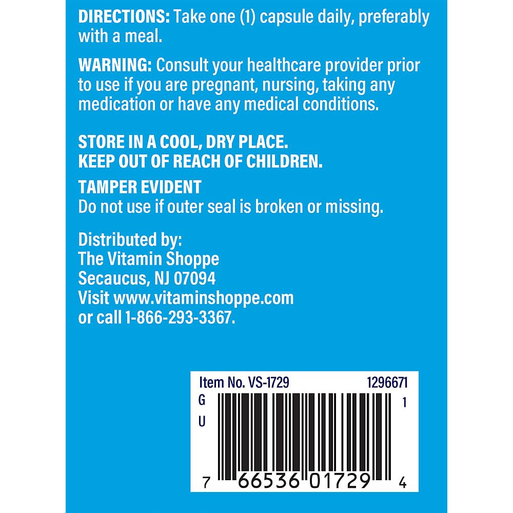 The Vitamin Shoppe Zinc 50mg Capsules, 300 Capsules