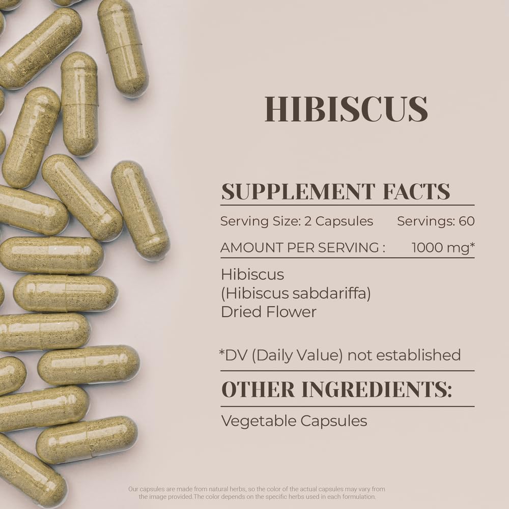 Garden Organics Hibiscus Capsules 120