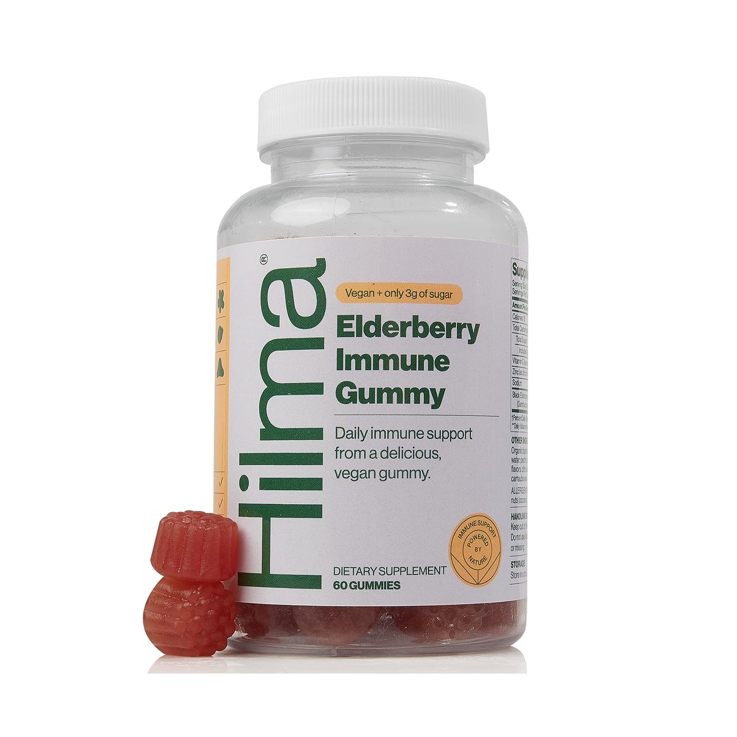 Hilma Elderberry Immune Support Supplement 60 Gummies