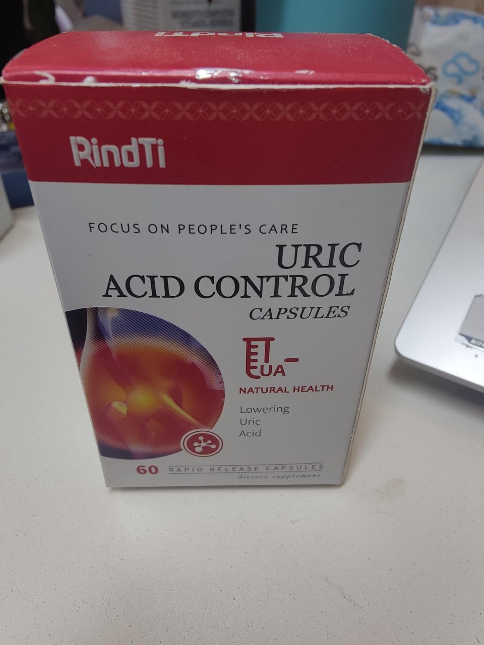 RindTi Purge Uric Acid Flush Detox and Cleanse with Tart Cherry, Celery Seed Extract and Turmeric for Daily Joint Comfort and Kidney Support, 60 Capsules