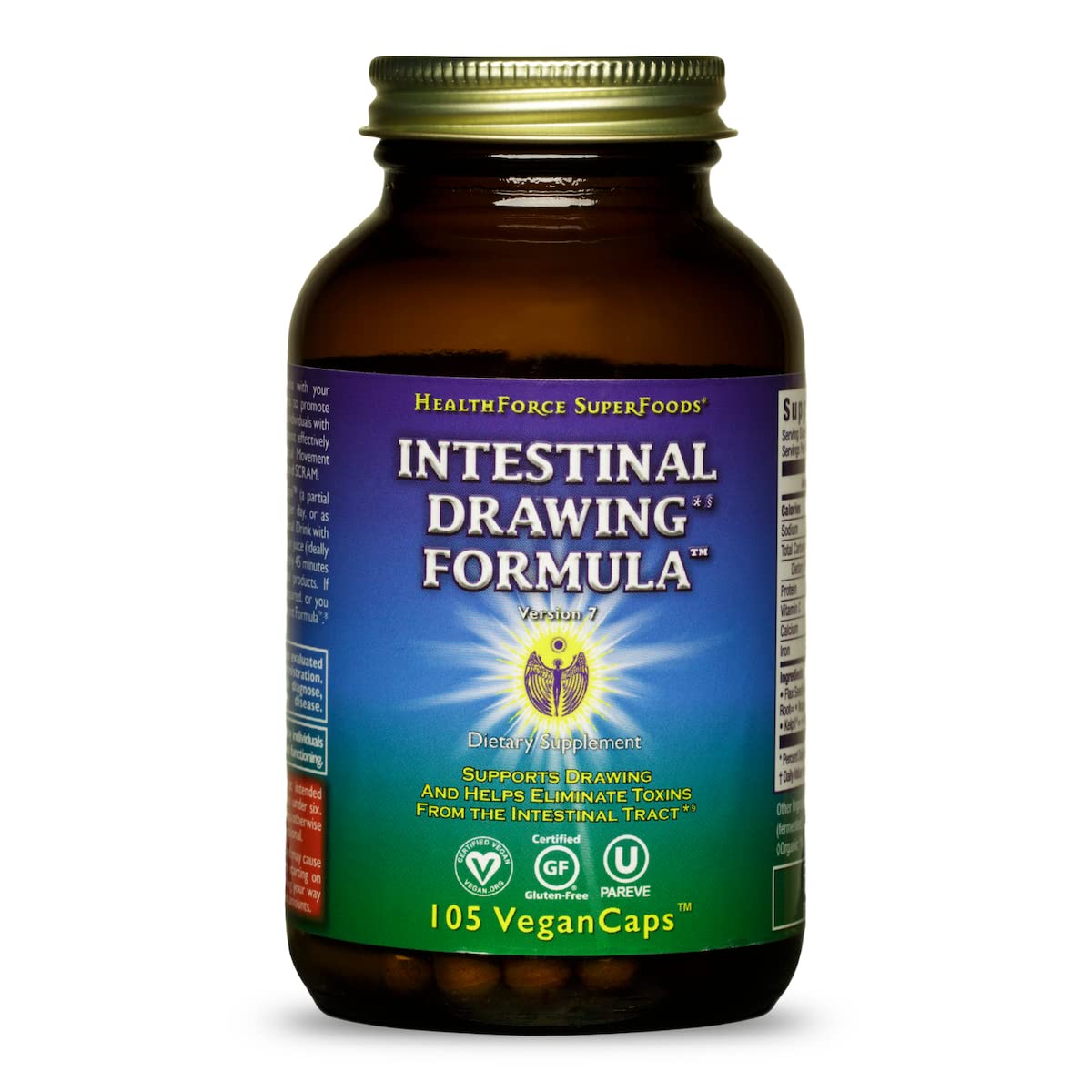 HEALTHFORCE SUPERFOODS Intestinal Drawing Formula Capsules 105