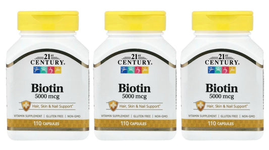 21st Century Biotin 5000 mcg Capsules, 330 Count