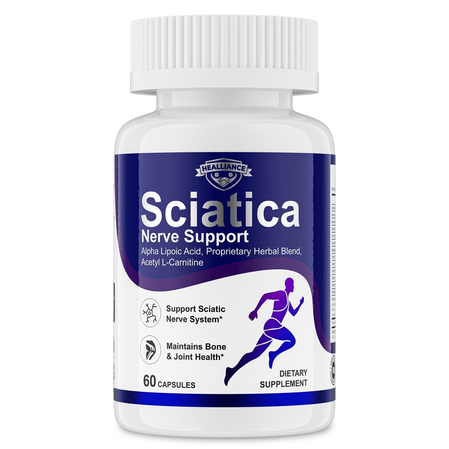 Healliance Sciatica Ease and Nerve Ease Supplement 60 Capsules