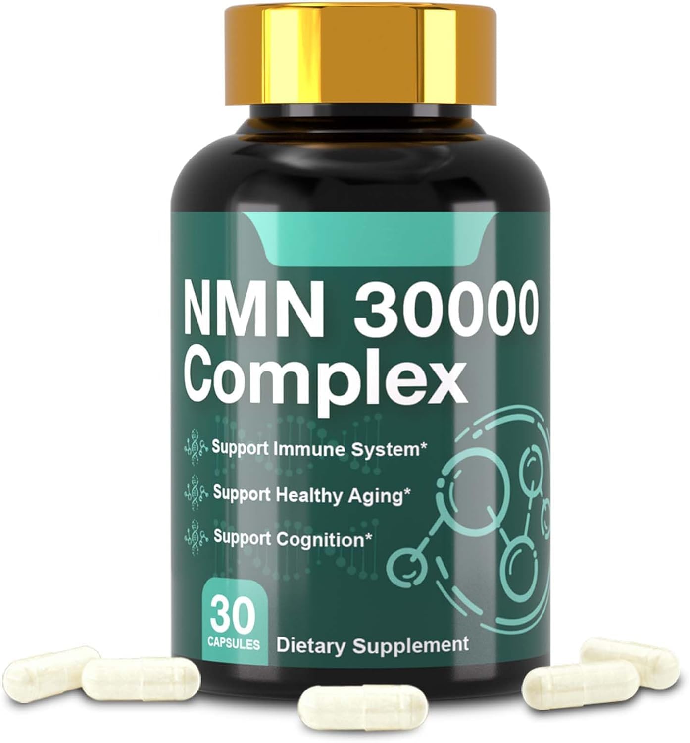 Dr. HR 6-in-1 NMN Complex Supplement 300mg Capsule, 30 Capsules
