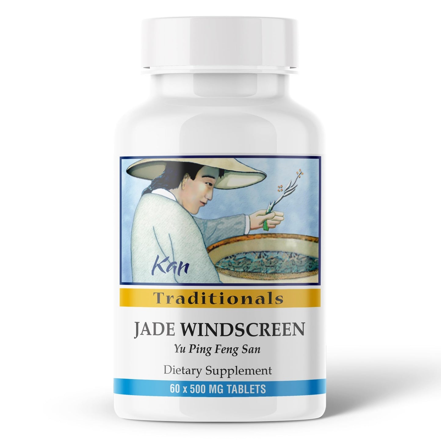 Kan Herbs Jade Windscreen, 60 Tablets