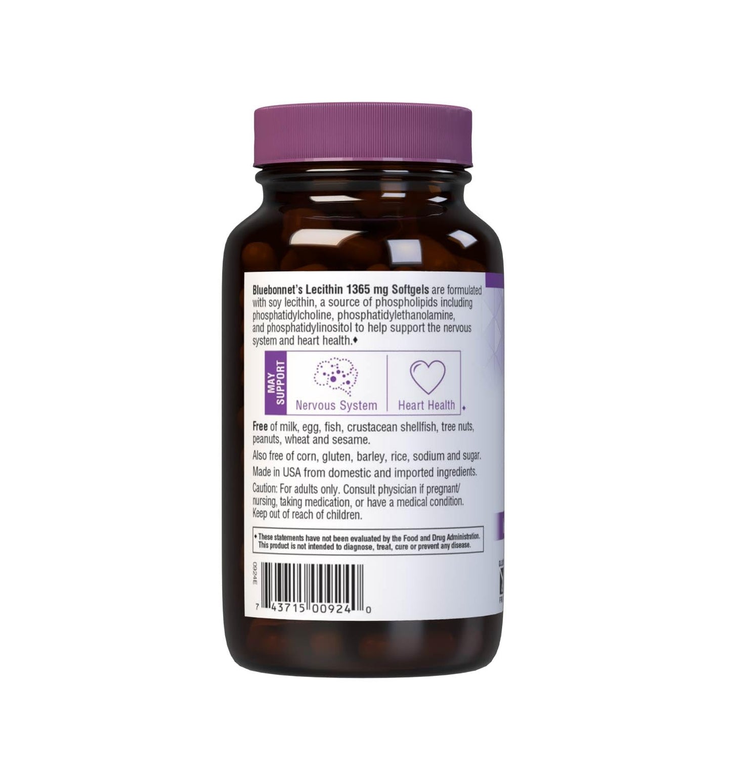 BlueBonnet Lecithin 1365mg Softgel 90