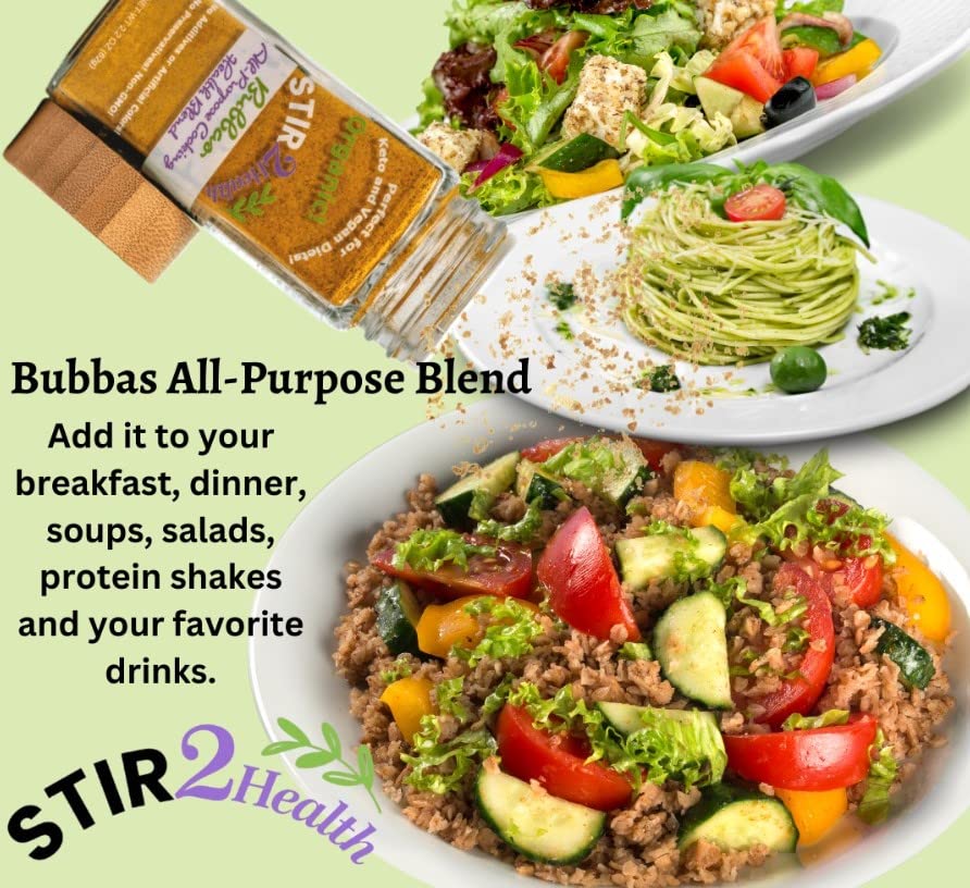 Stir2Health Bubbas All-Purpose Cooking Health Blend Powder 2.2