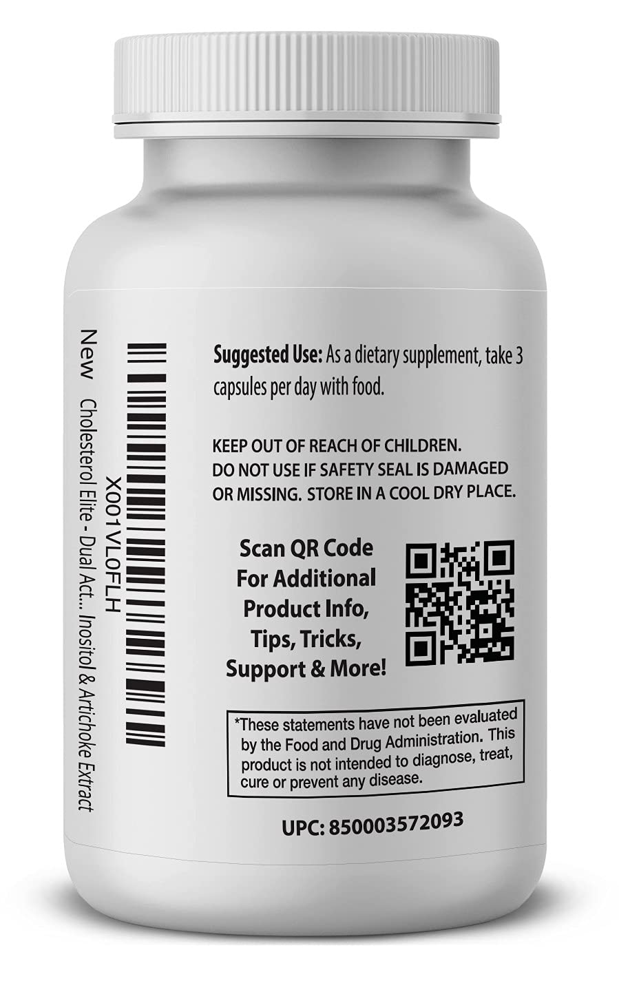 Pro Formulations MD Cholesterol Elite – Dual Action Cholesterol Support Capsule, 1 Count